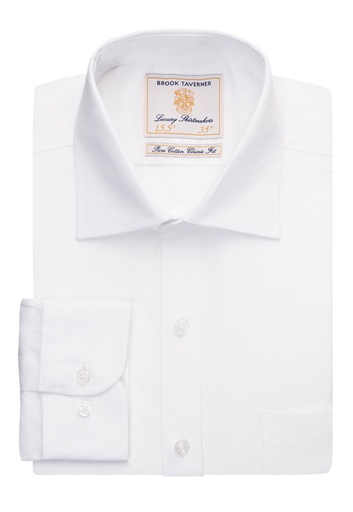 Cheadle Single Cuff Shirt Cotton Poplin