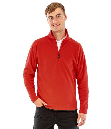 Result Genuine Recycled Zip Neck Micro Fleece 