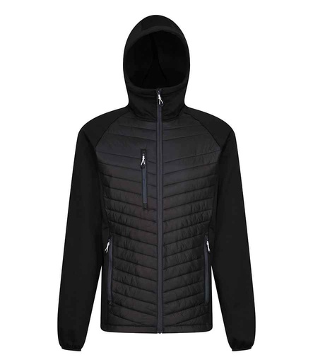 Regatta Navigate Hybrid Jacket - TRA549 - Black / Seal Grey